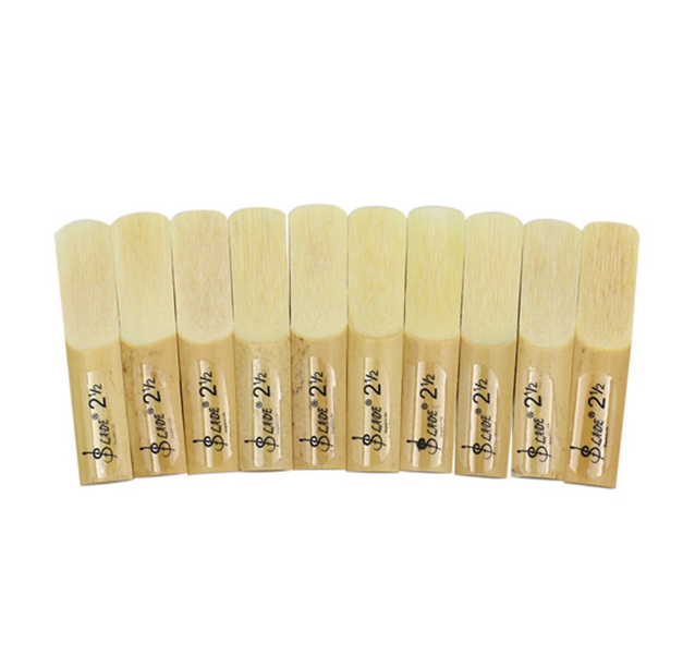 10pcs Clarinet Reeds Reed for  Strength 2.5 Saxophone Sax Accessories