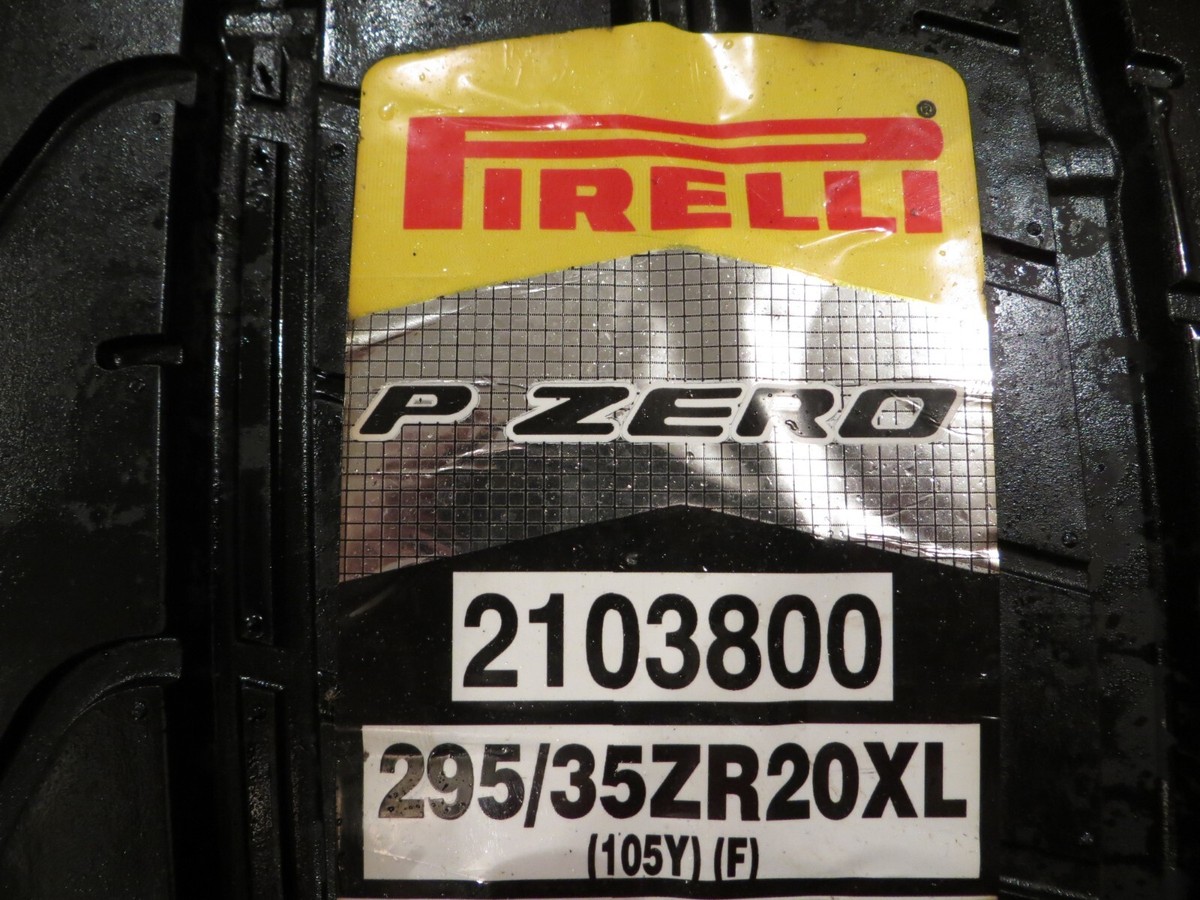 NEW 1 ONE PIRELLI P ZERO F OEM FERRARI 160-AA-A 295/35ZR20 105Y