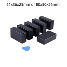 6 pcs Project Boxes ABS Plastic Electrical Project Case Power Junction Box
