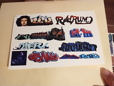 O Scale Custom Graffiti Decals #12- Clear Film