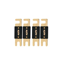 The Wires Zone High-Quality Gold Plated 150A Amp ANL Fuse (4 Pack)