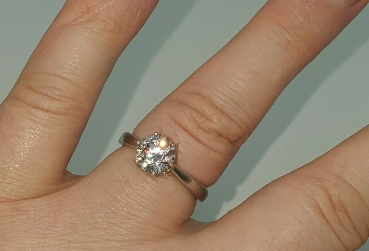 Lovely Solid Silver Ring & Earrings Set, Size S1/2 - image 10