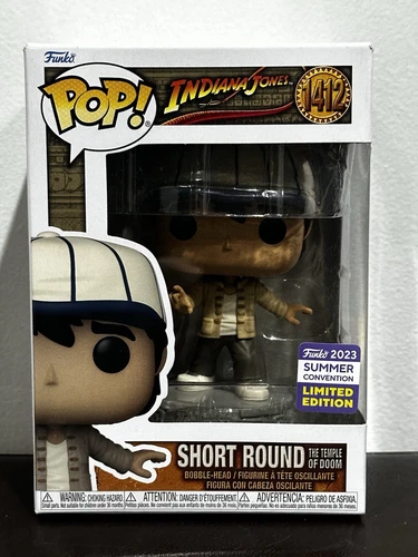 Funko Pop Short Round Indiana Jones 1412 SDCC 2023 Summer Convention Limited