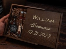 Groomsmen Boxes, Wedding Favor Gift Box, Personalized Groomsman Proposal Gifts
