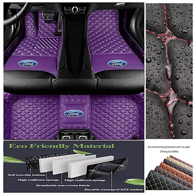 For Ford F150 Full Cab 2004-2024 Custom Car Floor Mats Carpets Mats Waterproof - Imagen 21 de 45