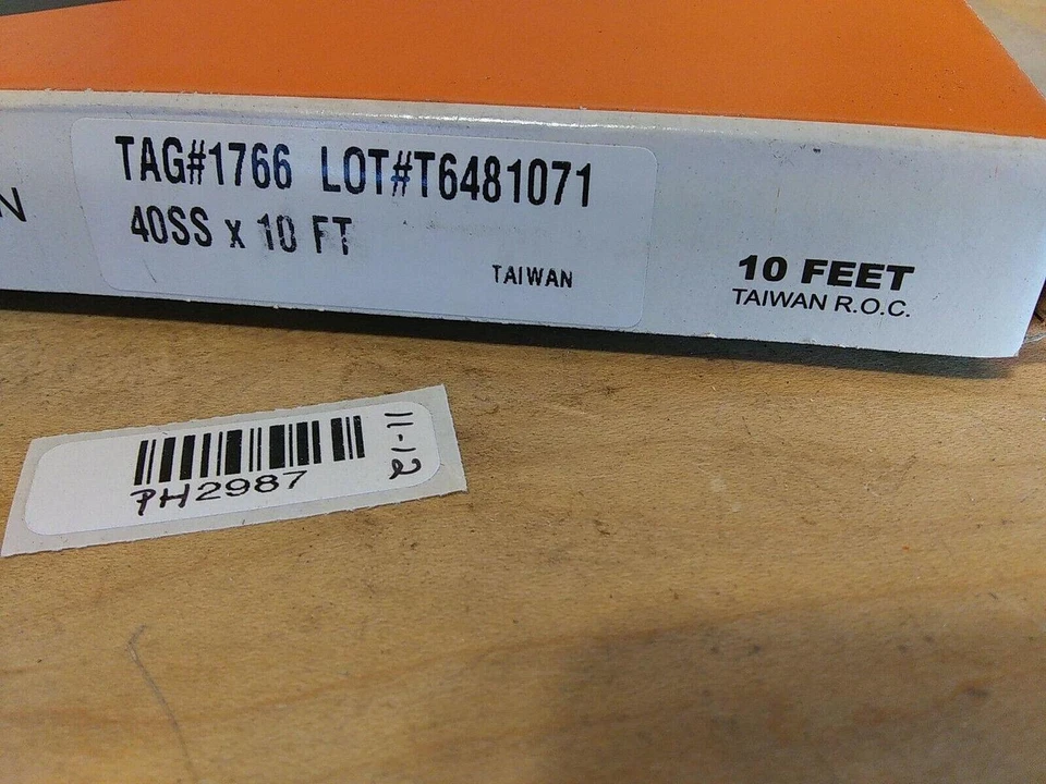 PEER 40SS x 10ft Roller Chain stainless steel - Image 3 of 4