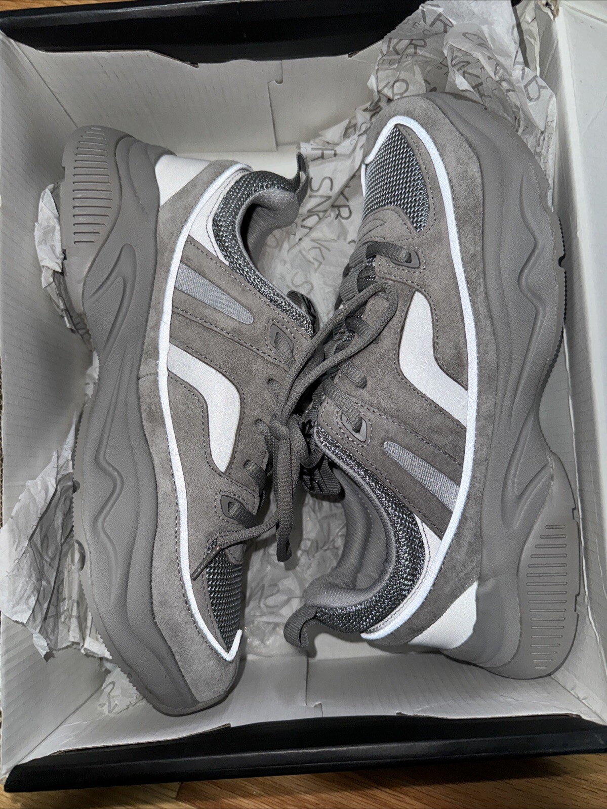 Snkr Project Rodeo SNKR PROJECT UNION Shoes Patent Grey/Silver