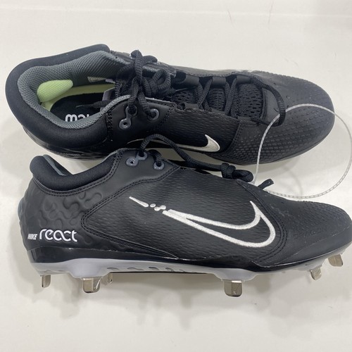 Tacchetti in metallo Nike Hyperdiamond 4 Pro taglia 11 neri nuovi senza scatola - Foto 2 di 5