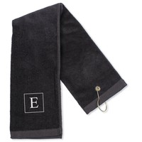 Cathy's Concepts Personalized Golf Towel Black C on sale Cathy's Concepts Personalized Golf Towel Black C on sale