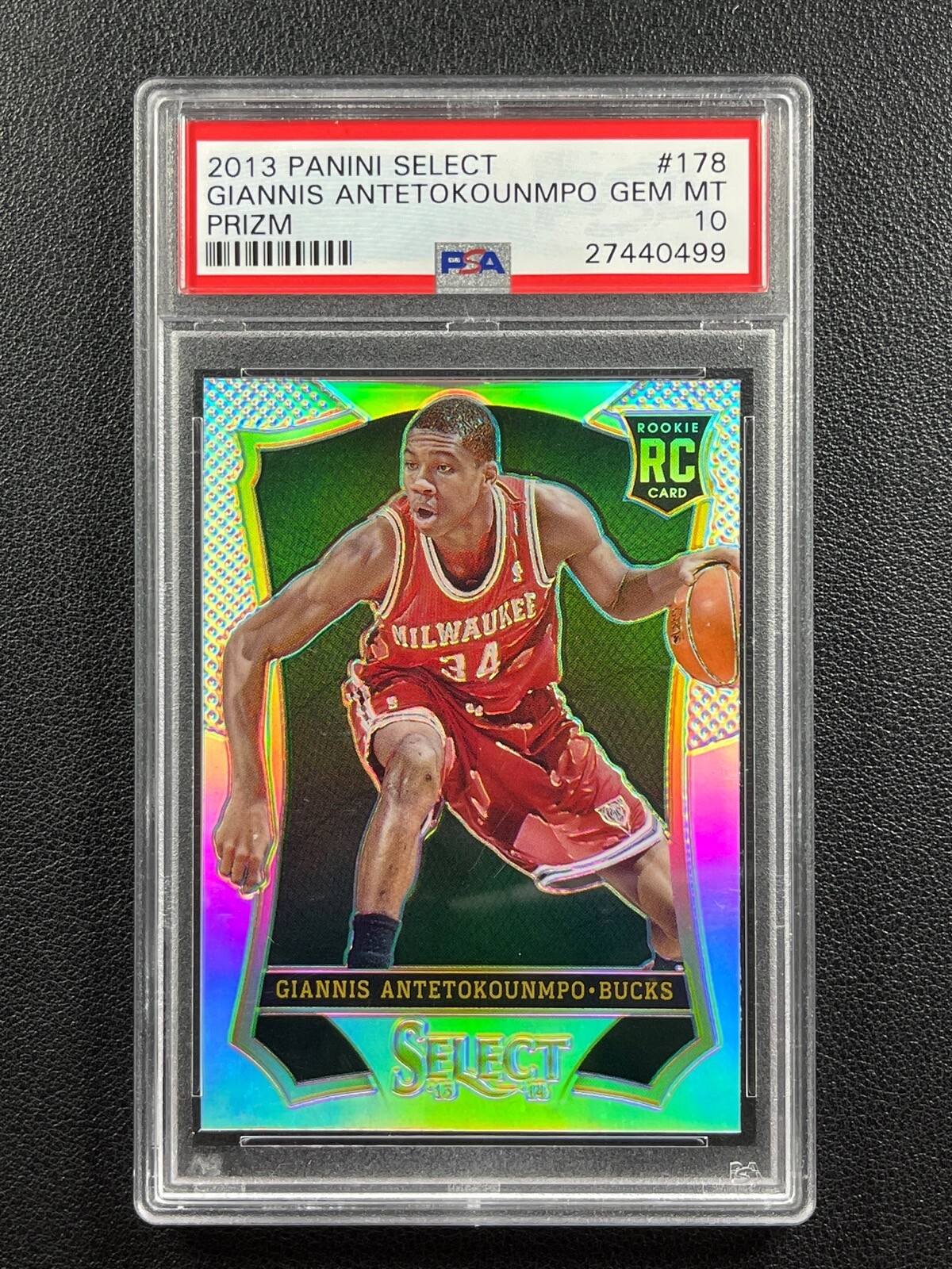 GIANNIS antokounmpo 2013 SELECT RC PSA10