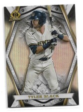 TYLER BLACK REFRACTOR 2022 Bowman Chrome Baseball INVICTA 1:24 Brewers