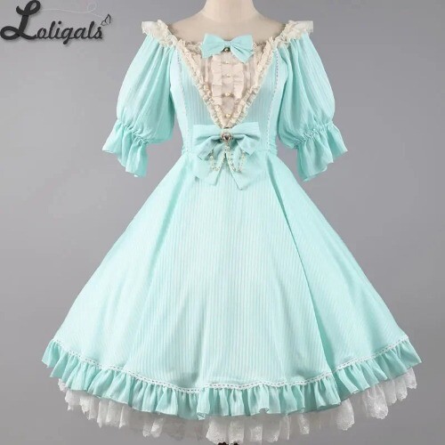 2024 Galaxy in Summer ~ Classic Short Sleeve Lolita Dress by Strawberry Witch - Picture 9 of 20