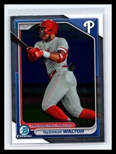 🔥 TAYSHAUN WALTON 2024 BOWMAN CHROME PROSPECTS RC # 113
