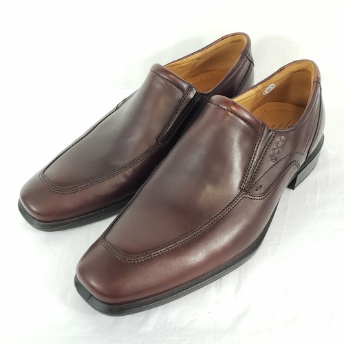 ecco new jersey slip on brown