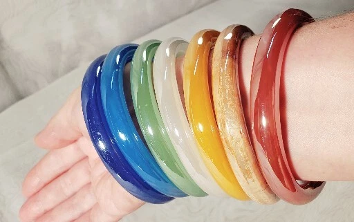 Thick cheap glass bangles