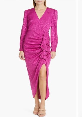 open lace back dress Veronica Beard Sivan Striped Knit Dress | Multi