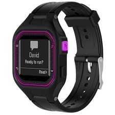 Silicone Wrist Strap Band Bracelet for Garmin Forerunner 25 GPS Running Watch CB
