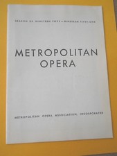 March 31 - 1951 - Metropolitan Opera Playbill - La Traviata - Delia Rigal