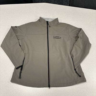 Port Authority Glacier Full Zip Jacket Employee T-Mobile Enterprise IT Olive XXL