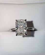 3 Carrot Lab Grown IGI Certified Engagement Ring With Custom Platinum Setting