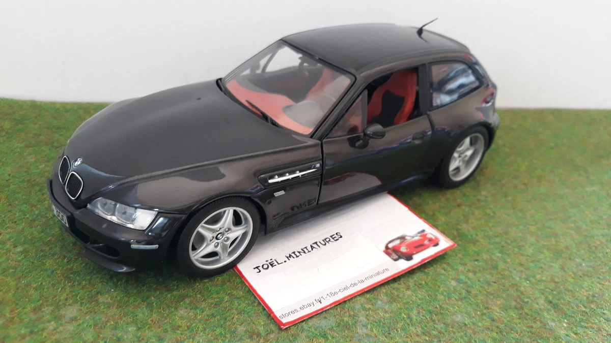 BMW Z3 M COUPE noir métal échelle 1/18 UT MODELS voiture miniature de  collection