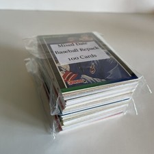 MLB Baseball 100 Card Mixed Date Pack Lot Repack Stars Rookies 1990s 2000s 2020s