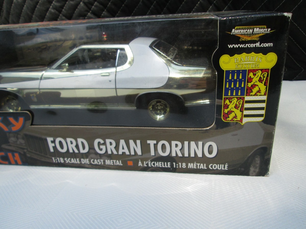 ERTL アーテル Ford Grand Torino 1/18 1976 Ford Gran Torino silver 1:18 Ertl American Muscle 79135