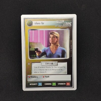 1994 Star Trek The Next Generation TCG CCG ISHARA YAR White Border