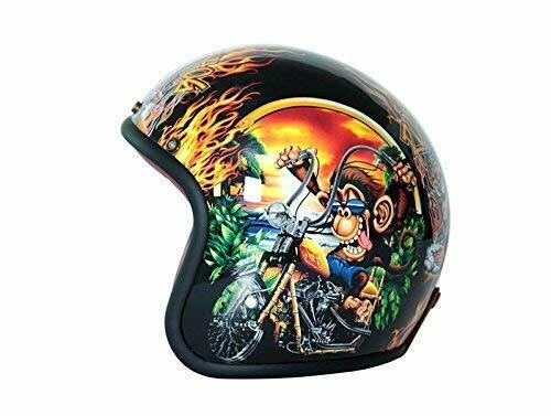 CRG Sports Custom Motorcycle Helmets Open-Face Fiberglass Scooter Helmet - Picture 2 of 21