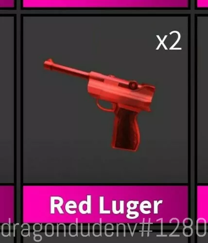 Roblox Murder Mystery 2 MM2 Red Luger Godly Gun Fast India