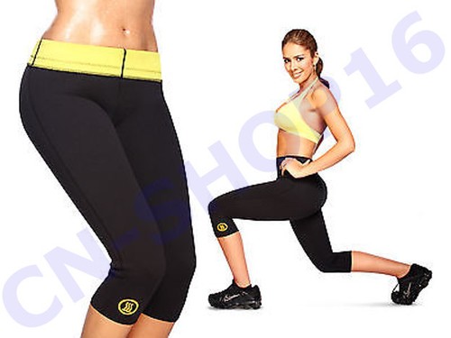 PANTALONCINO HOT SHAPERS PANTALONI SAUNA DIMAGRANTE FITNESS VARIE MISURE |  eBay