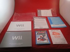 Nintendo Wii Console Operation Manual System Setup/Channel  Settings  Inserts 