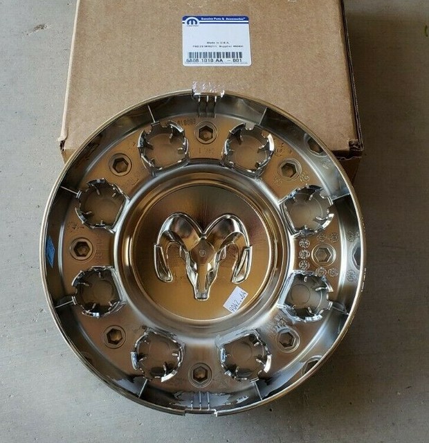 NEW 20112018 Dodge Ram 3500 Dually FRONT Alloy Wheel Cover, Center Hub