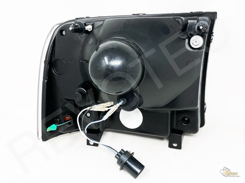 1999-2004 Ford F250 F350 SuperDuty Pickup Excursion Black LED C Bar Headlights - Picture 6 of 10