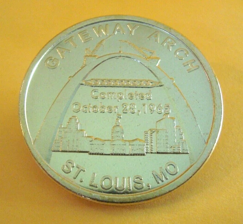 Medallón GATEWAY ARCH St. Louis, MO - Completado 28/10/1965 - Foto 1 de 2