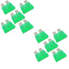 10 Pack 30 AMP ATC/ATO Standard Regular Fuse Blade 30A Car Truck Boat Marine RV