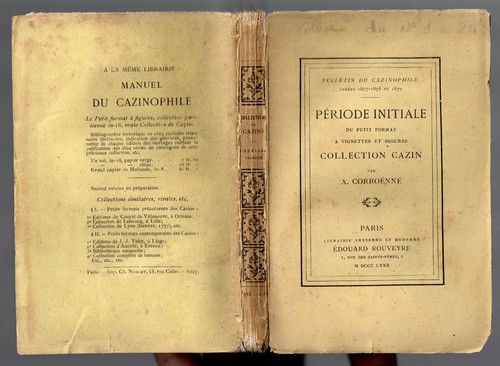 CORROENNE MANUEL + BULLETIN (n° 1 à 24) DU CAZINOPHILE EO SUR VERGE CAZIN BIBLIO - Imagen 4 de 5