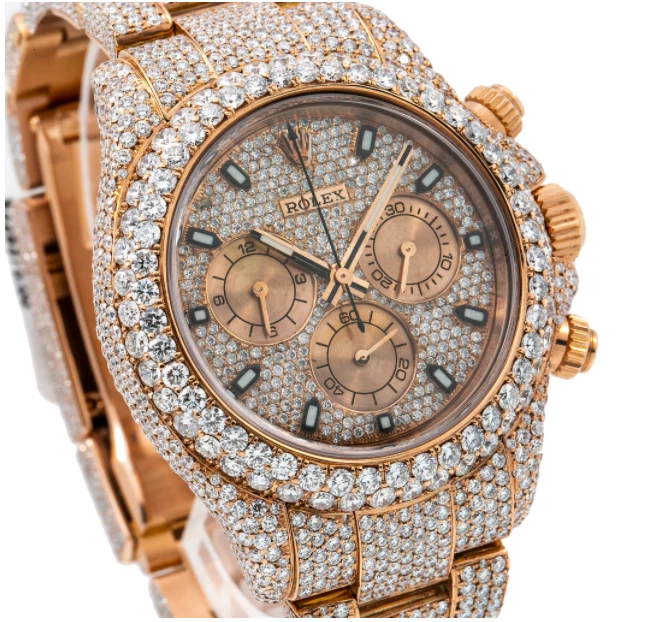 DAYTONA WATCH 116505 FULLY CUSTOMIZED ICED WATCH | eBay