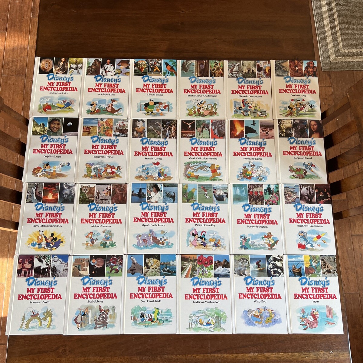 Disney's my first encyclopedia kids childrens set vintage