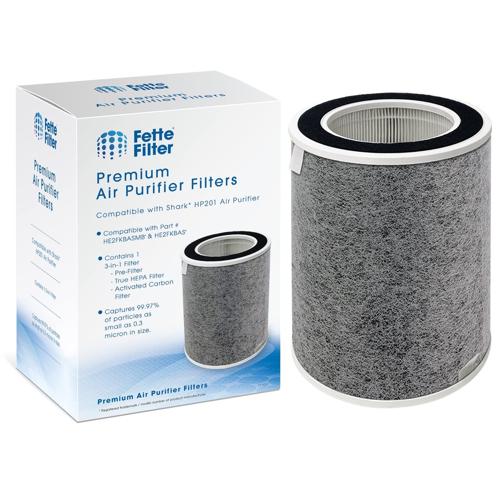 Filtre HEPA H13 De Remplacement Authentique Pour Purificateur D'air Shark Max (modèles HE2FKBAS...)