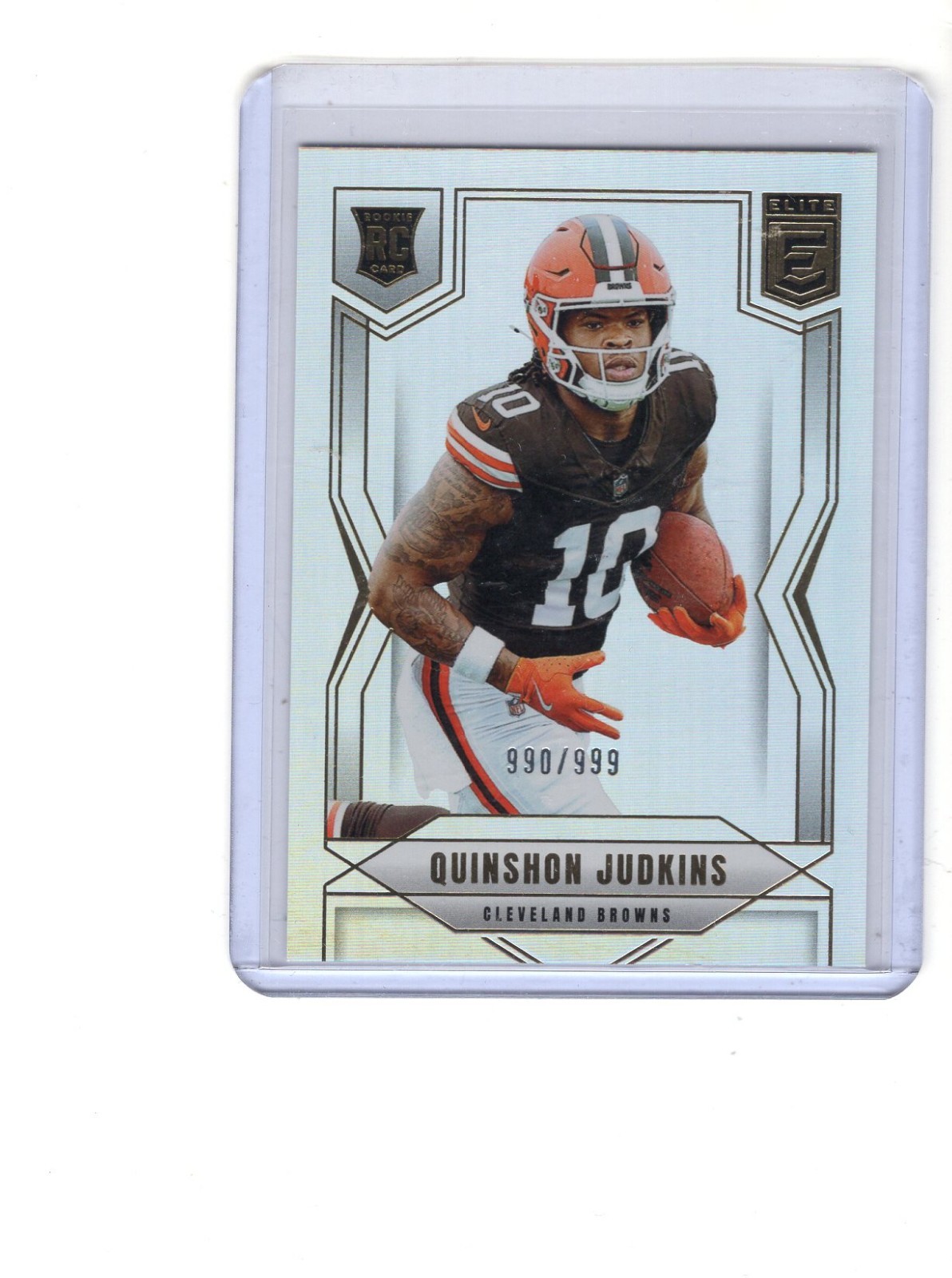 2025 PANINI DONRUSS ELITE QUINSHON JUDKINS RC 990/999 CLEVELAND BROWNS