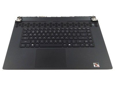 DELL ALIENWARE M17 R5 R7 US KEYBOARD PALMREST TOUCHPAD ASSEMBLY BLACK VNRXH