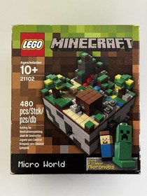 Retired LEGO 21102 Minecraft Cuusoo Micro World Sealed Free Shipping