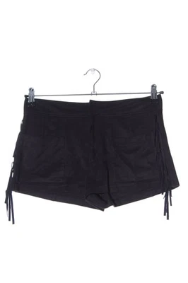 ZARA TRAFALUC Short moulant Dames Pantalon court T EU 36 noir style décontracté - Photo 1/4