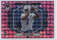 2023 Panini Mosaic NFL Debut Pink Camo Mosaic Prizm Josh Downs #ND-15 16ia