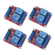 4pcs DC 5V Relay Module 2 Channel Relay Board with Optocoupler 2 Channel - 5V