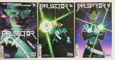FAR SECTOR #1 A + Martinbrough & McKelvie VARIANTS DC 2019 NM 1st pr lot of 3