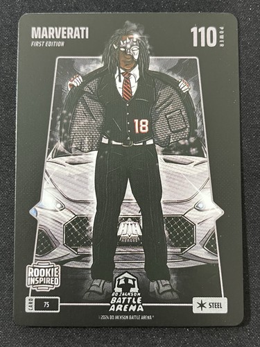 Bo Jackson Battle Arena Steel Marverati Marvin Harrison Jr. 1° Edizione Rookie - Foto 1 di 2