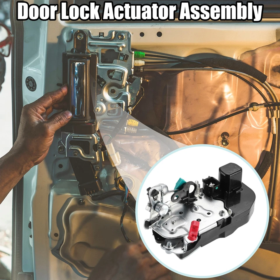 Actuador de bloqueo de pestillo de puerta trasera izquierda para Jeep Liberty Sport Utility 2002-2007 Foto 4 de 4