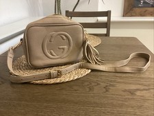 Taupe Over Shoulder Bag New Faux Leather